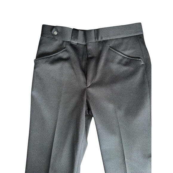 Vintage Sansabelt Jaymar Black Dress Pants Men’s 38x31 Classic Golf Slacks - Picture 10 of 16